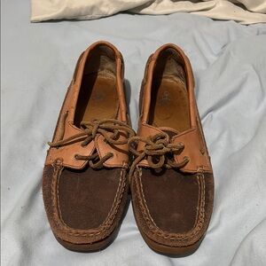 Women’s Brown Leather Boat Shoes